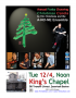 Annual Funky Grooving A-NO-NE Christmas at King's Chapel